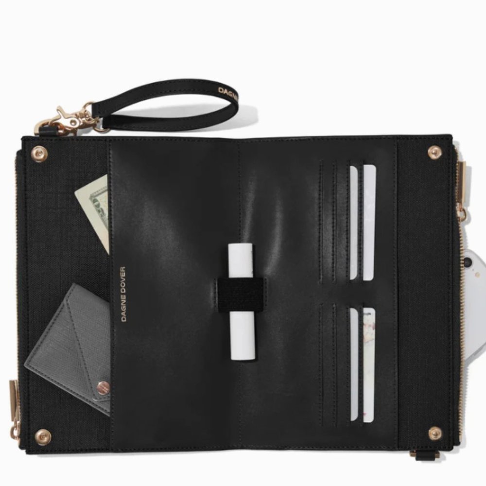 Dagne Dover Essentials Clutch Wallet - Black